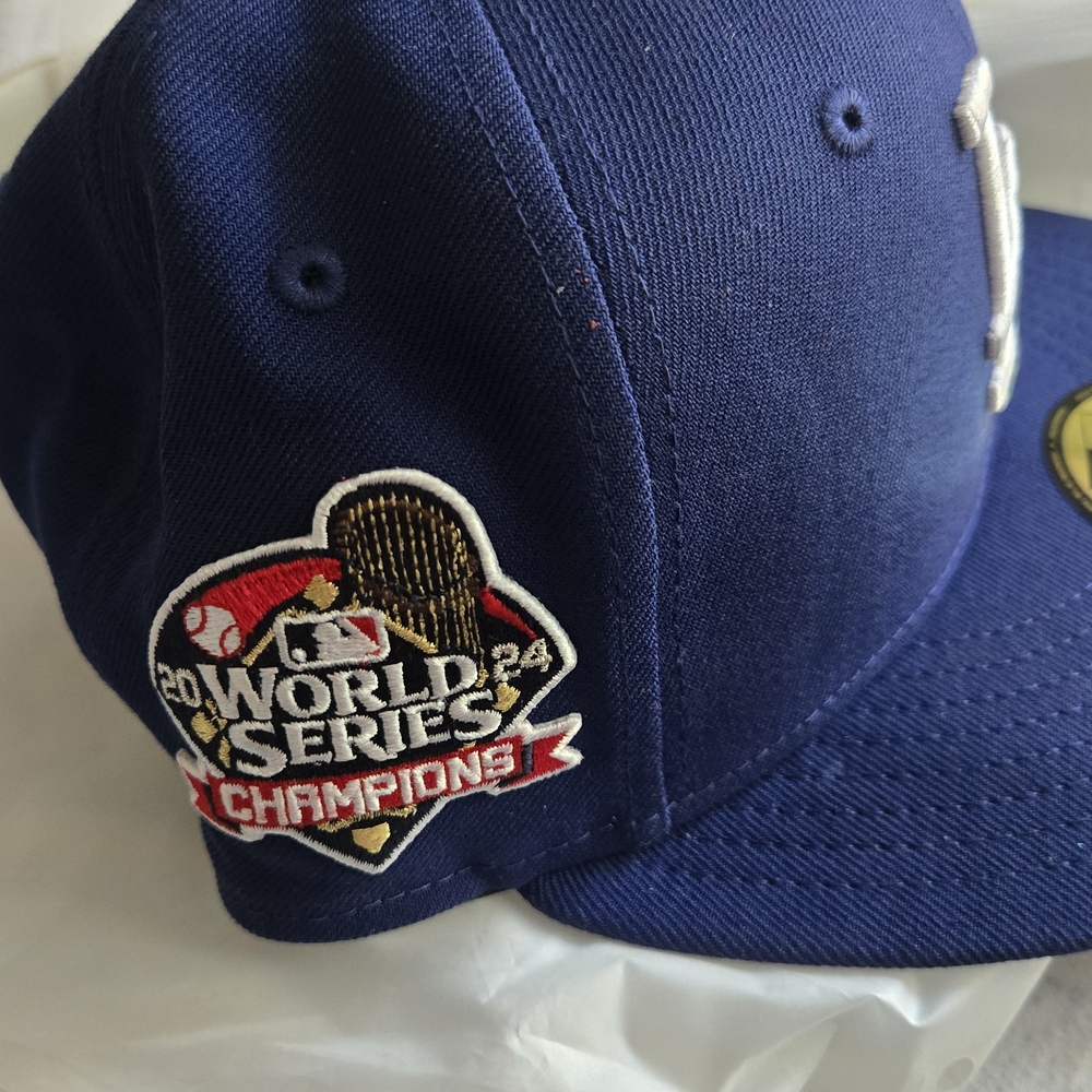Blue World Series Champions Cap